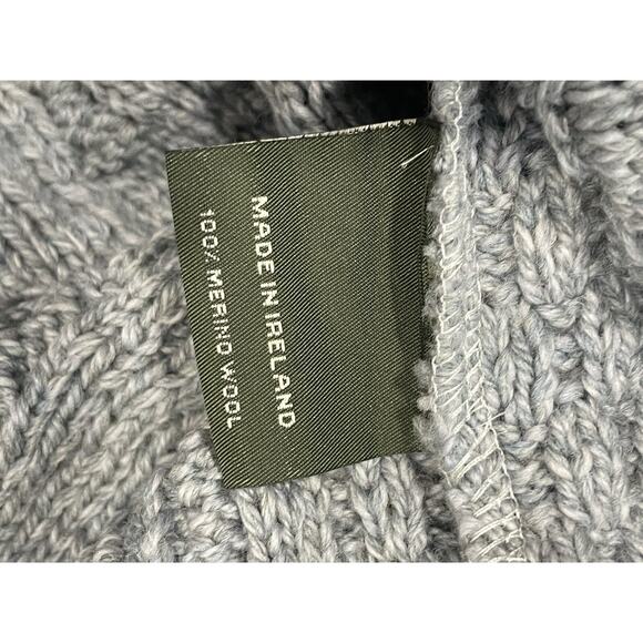 NWT Aran Sweater Market Sweater Flare Cardigan with Diamond Patteri XL - Picture 5 of 5